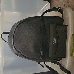 Guess backpack and Wallet